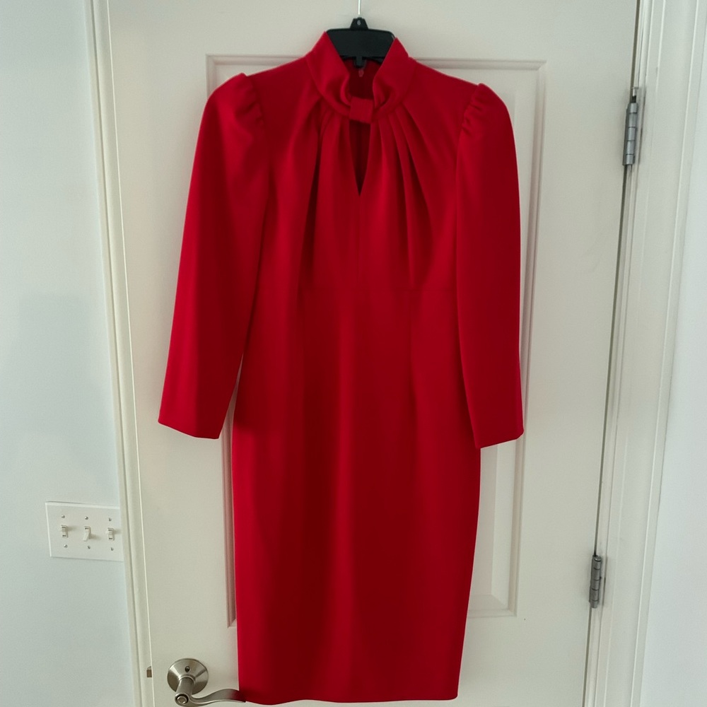 Calvin Klein Red midi dress size 4